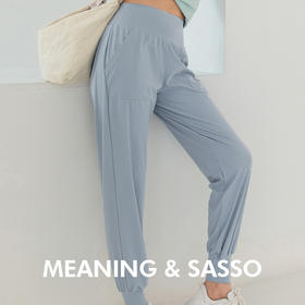 跃牌【欲动春风】系列裸感薄款夏季高腰提臀束脚宽松健身裤12356（直播仓）此款为欧码，建议拍小一码！