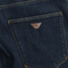 EMPORIO ARMANI 阿玛尼 男士棉质金属徽标休闲牛仔裤 蓝色 3R1J06 1DPXZ 0942 商品缩略图3