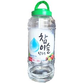 真露水果腌泡酒30%3.6L참이슬 과실담금주