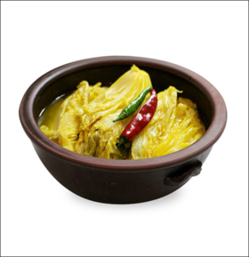 밥찬 치자넣은백김치1kg