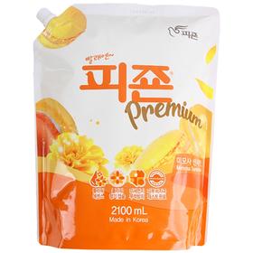 碧珍柔顺剂黄色芳香2.1L피죤 섬유유연제 미모사 리필