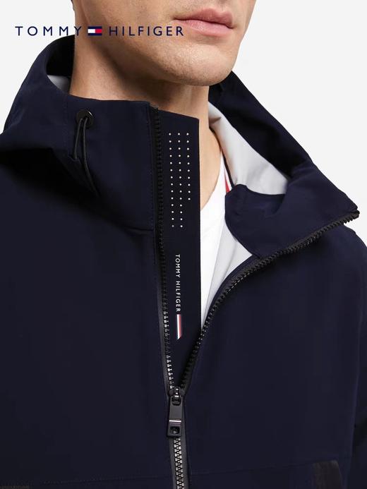 TOMMY HILFIGER  23新款早春男装户外休闲印花连帽冲锋衣夹克外套MW0MW28927 商品图3
