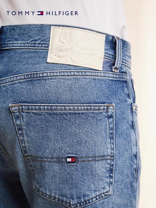 TOMMY HILFIGER   23新款春季男装简约小绣标直筒水洗微弹牛仔裤MW0MW31194 商品图3