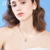 ZEGL设计师早春调色盘系列紫色项链女生轻奢小众2023年新款锁骨链 商品缩略图2