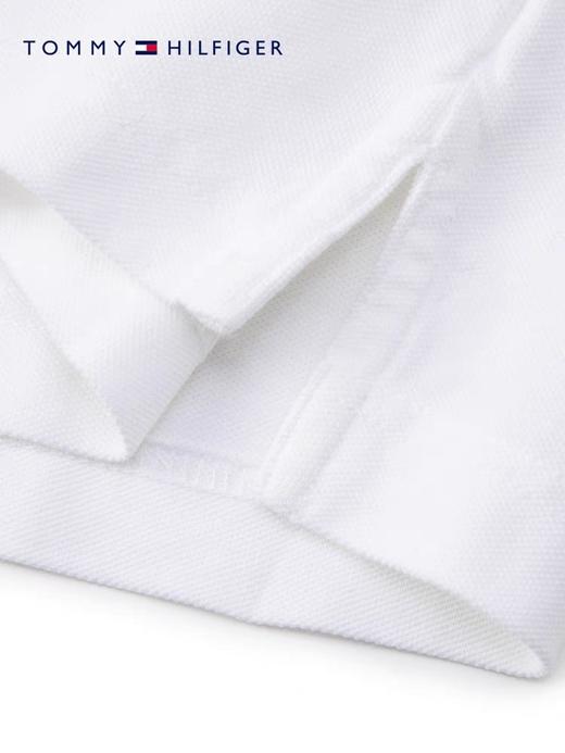 TOMMY HILFIGER  23新款春夏男装纯棉时尚徽章刺绣撞色翻领短袖POLO衫29412 商品图3