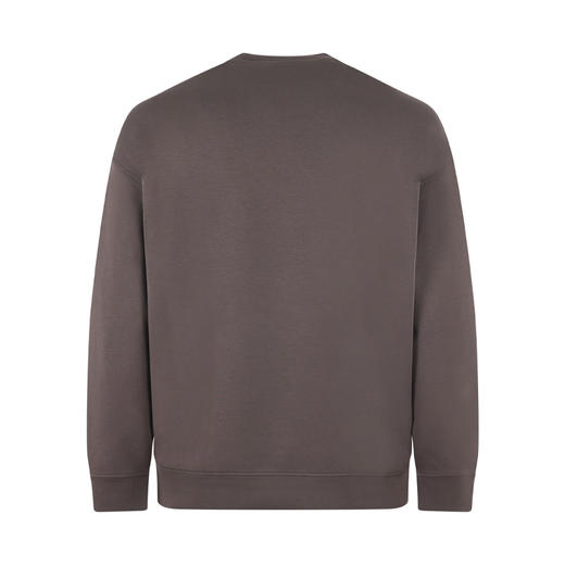 EMPORIO ARMANI 阿玛尼 男士棉质徽标印花圆领长袖卫衣 卡其色 3R1MDD 1JHSZ 0440 商品图2