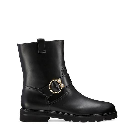 好折￥1650直邮到手！Stuart Weitzman  SW 珍珠扣短靴 商品图0