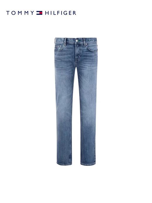 TOMMY HILFIGER   23新款春季男装简约小绣标直筒水洗微弹牛仔裤MW0MW31194 商品图4