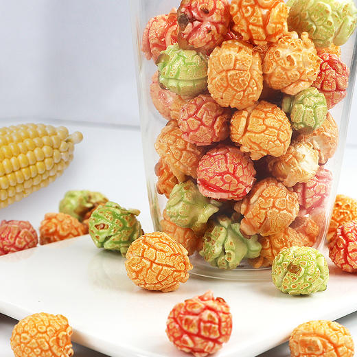 「多彩爆米花」水果口味解馋零食小吃休闲食品230g/盒彩虹爆米花 商品图2