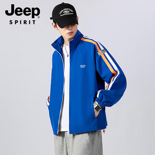吉普2023新款春装情侣休闲立领夹克2306 商品图7