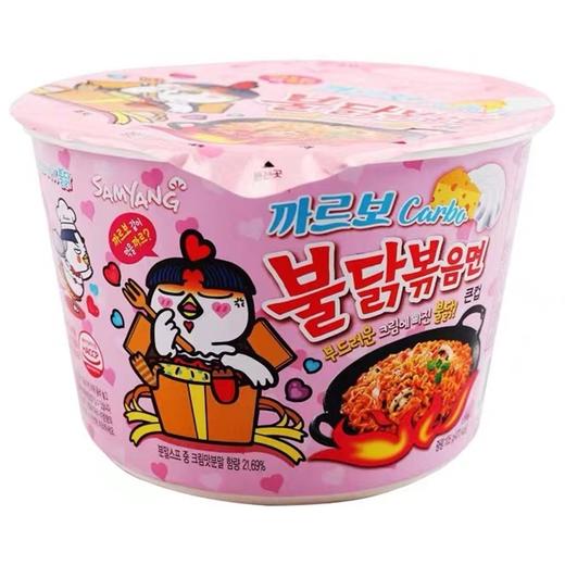 三养奶油火鸡炒面105g삼양 까르보 불닭볶음면 商品图0