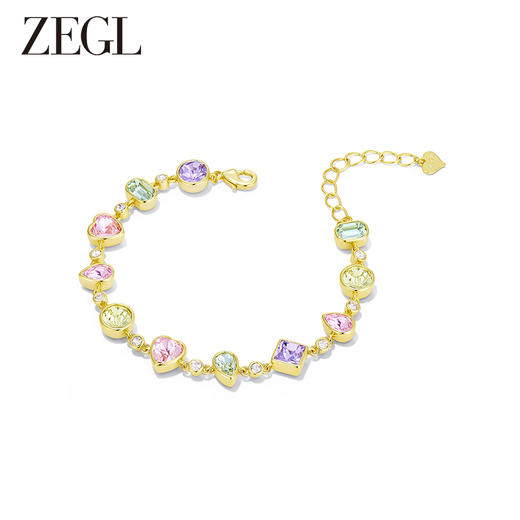 ZEGL设计师早春调色盘系列彩色多巴胺手链女轻奢小众精致夏日手饰 商品图1