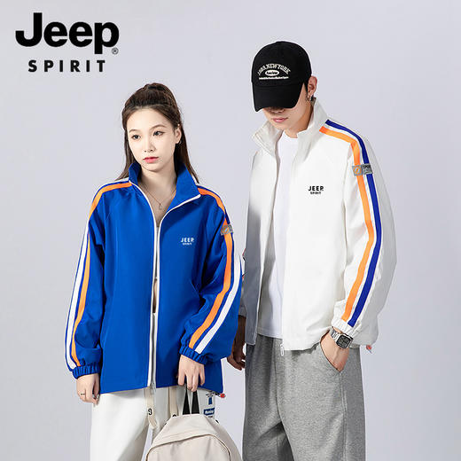 吉普2023新款春装情侣休闲立领夹克2306 商品图1