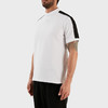 EMPORIO ARMANI 阿玛尼 男士棉质条纹短袖POLO衫 白色 3R1FG2 1JCYZ 0100 商品缩略图1