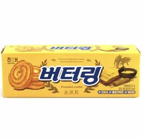 海太黄油曲奇饼干65g해태 버터링 골드
