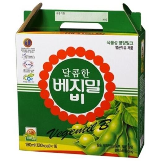 正食品贝吉米尔B豆奶(190mlx16)정식품 베지밀비 두유 商品图0
