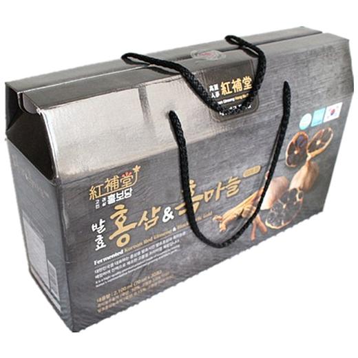 红補堂红蔘&黑蒜汁(60mlx30)홍보당 발효홍삼&흑마늘 商品图0