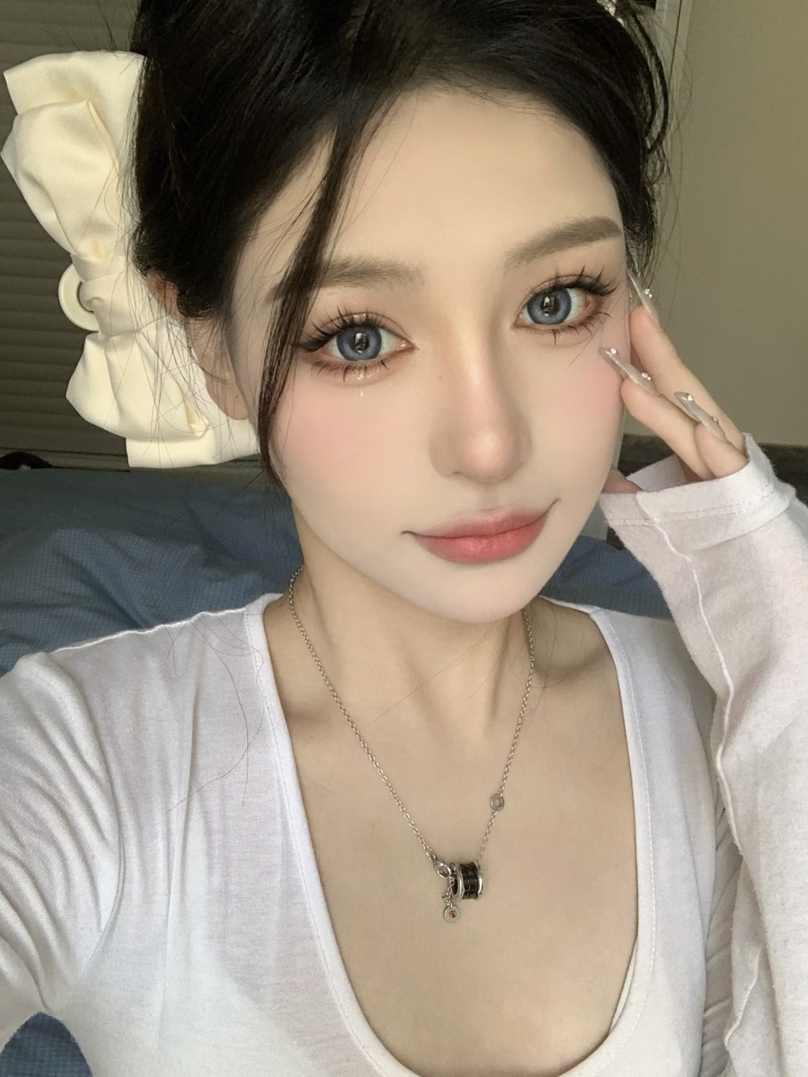 LVYCON美瞳 年抛隐形眼镜 东欧蓝14.5mm 1副/2片-VVCON美瞳网26