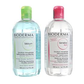 【保税】新版贝德玛Bioderma卸妆水 粉水蓝水 500ml