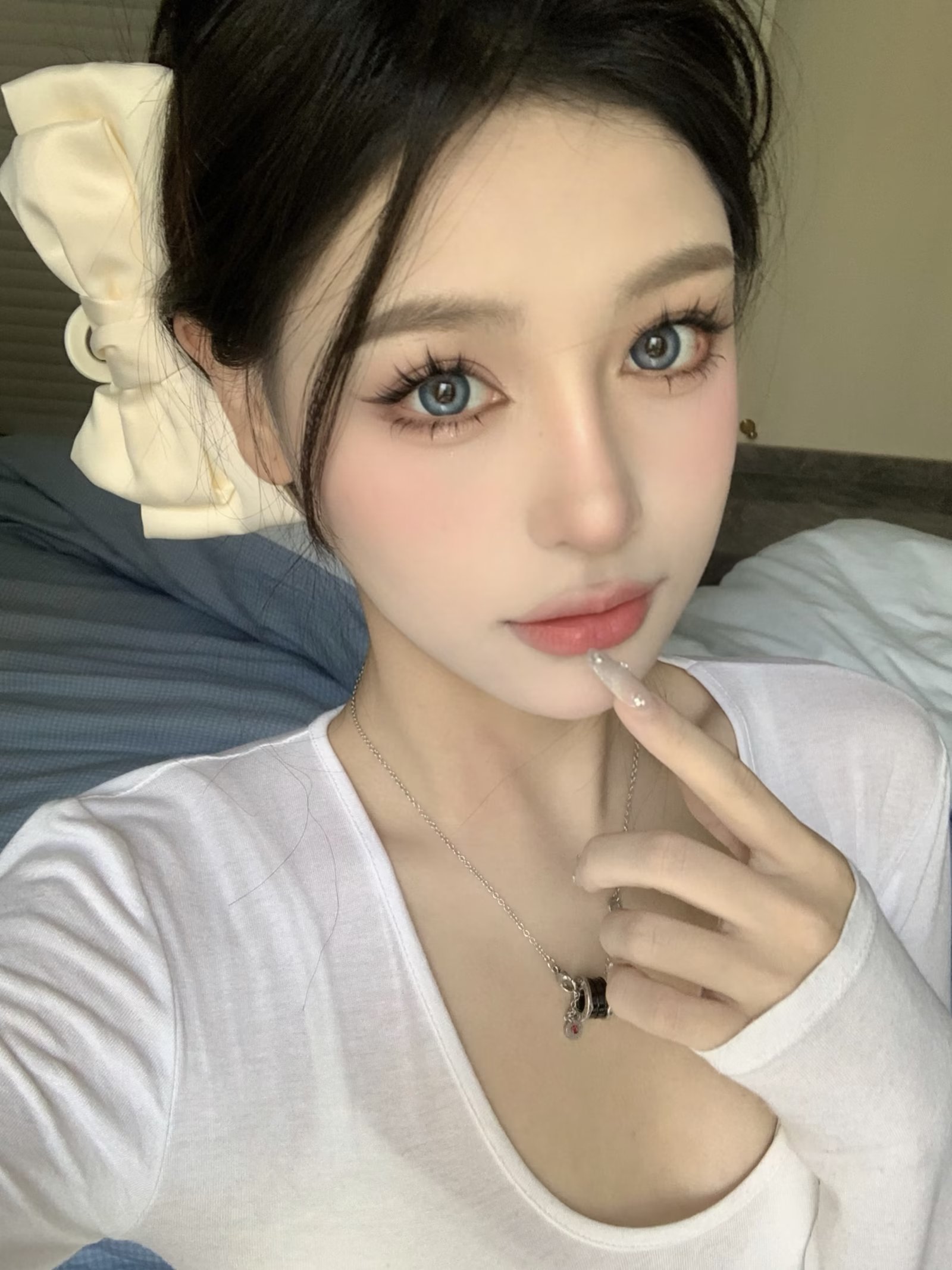 LVYCON美瞳 年抛隐形眼镜 东欧蓝14.5mm 1副/2片-VVCON美瞳网25