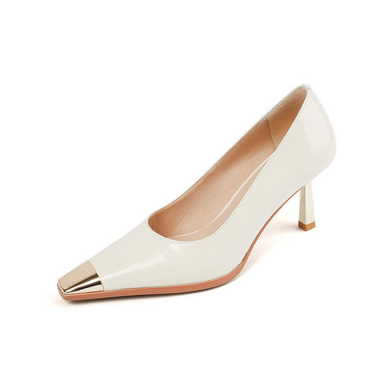 法式小众，金属方头单鞋WXJ245 商品图12