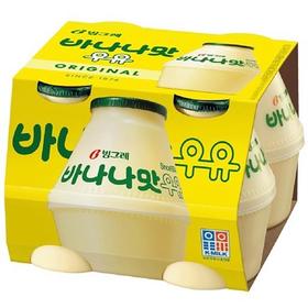宾格瑞香蕉味牛奶(238mlx4)빙그레 바나나맛우유
