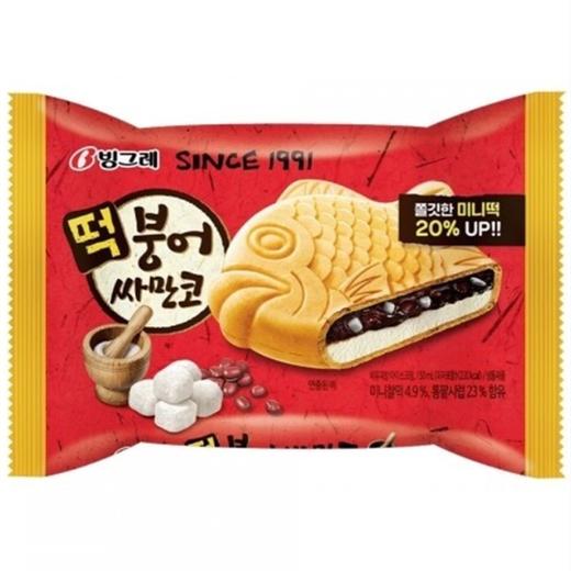 宾格瑞糕鲫鱼形糕冰淇淋150ml빙그레 붕어싸만코 떡 빙과 商品图0