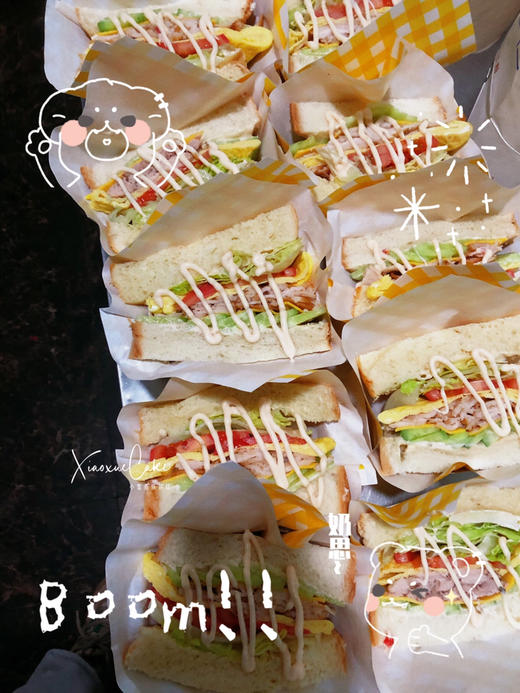 三明治系列（吐司也是自己做的） 商品图1