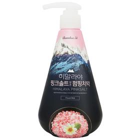 죽염 히말리야 핑크솔트 펌핑치약 플로럴민트285g