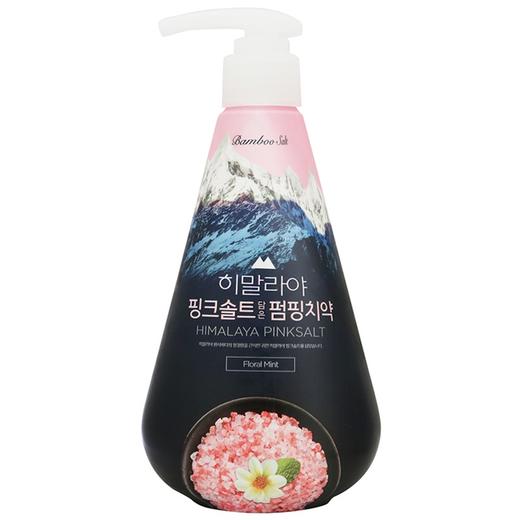 죽염 히말리야 핑크솔트 펌핑치약 플로럴민트285g 商品图0