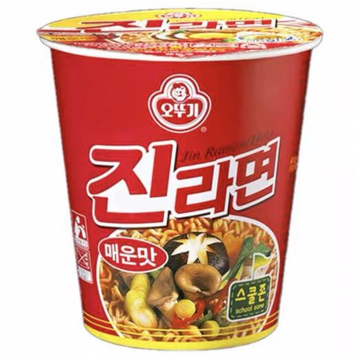 不倒翁真拉面辣味小杯65g오뚜기 진라면 매운맛 소컵 商品图0