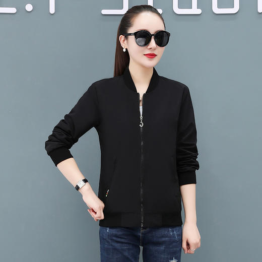 棒球服宽松休闲百搭妈妈装夹克上衣TR-AZ23069 商品图2