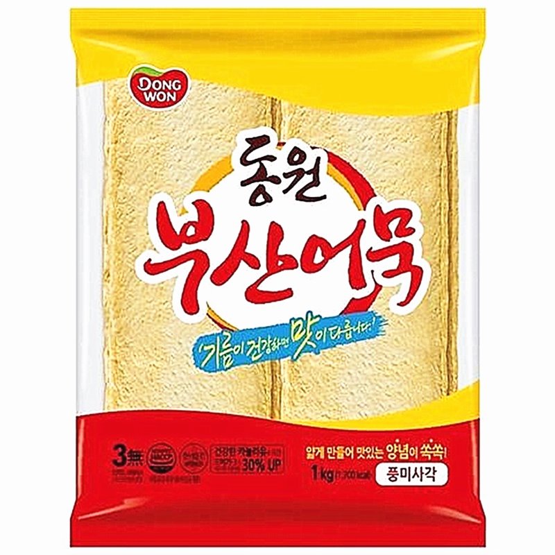 同源釜山四角鱼饼1kg동원 부산어묵사각[企业]