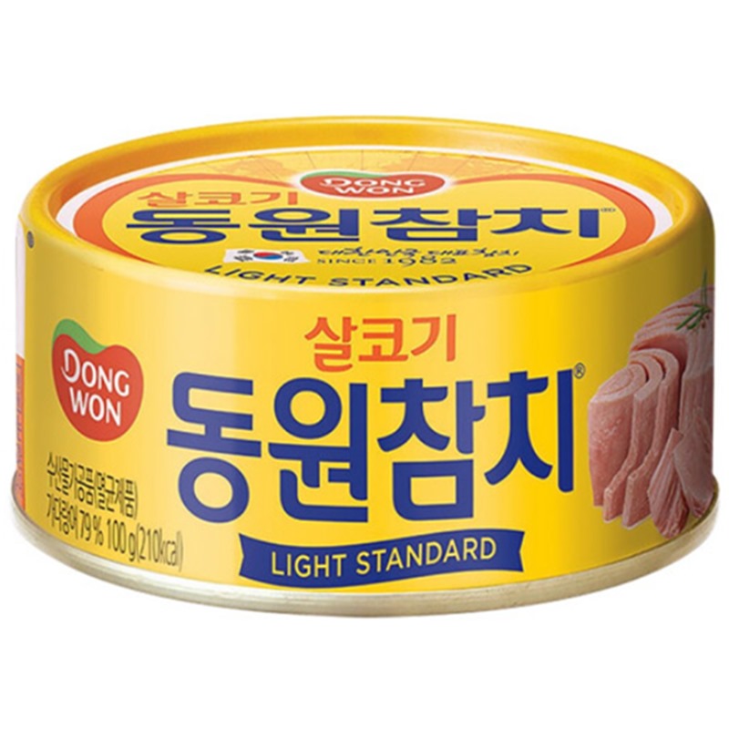 同源廋肉金枪鱼100g동원 살코기참치