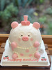 翻糖猪猪奶油蛋糕 提前两天预定 下单前请仔细阅读商品详情 商品缩略图1