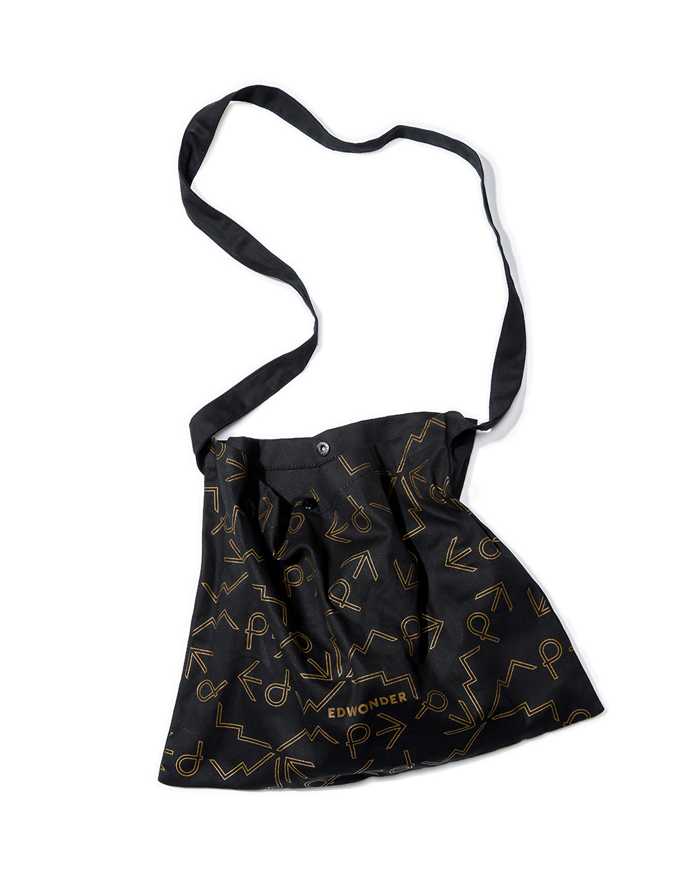 EdW 骑行补给包 纯棉黑金 Musette Bag