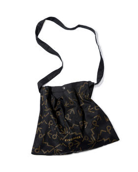 EdW 骑行补给包 纯棉黑金 Musette Bag
