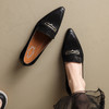 粗跟浅口单鞋，真皮爆款网红女鞋粗跟尖头鞋子HYT-7206-A 商品缩略图7