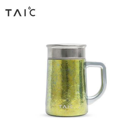 TAIC太可 纯钛保温杯带手柄办公室男用高档茶杯450ML 商品图1