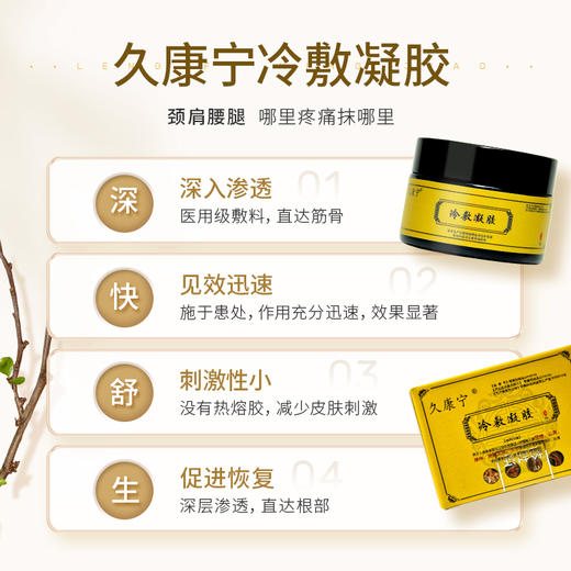 【凝胶】天然植物提取，适合多种肤质，颈肩腰腿，哪里疼痛抹哪里，认准械字认证医疗器械备案产品 商品图2