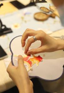 绣片手绣团扇 商品图0