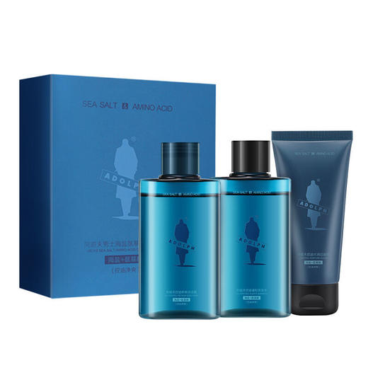 【爆款超低价预售 急单慎拍】阿道夫洗发水男士专用去屑止痒控油蓬松洗头膏露沐浴露洗面奶套装 商品图0
