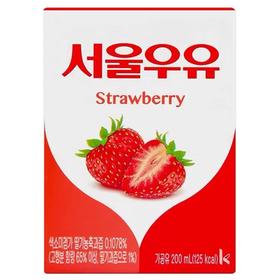 首尔牛奶草莓200ml서울우유 딸기