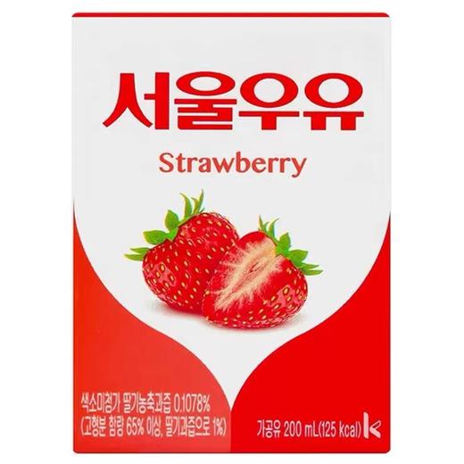 首尔牛奶草莓200ml서울우유 딸기 商品图0