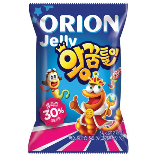 好丽友蚯蚓形软糖67g오리온 왕굼틀이 商品图0