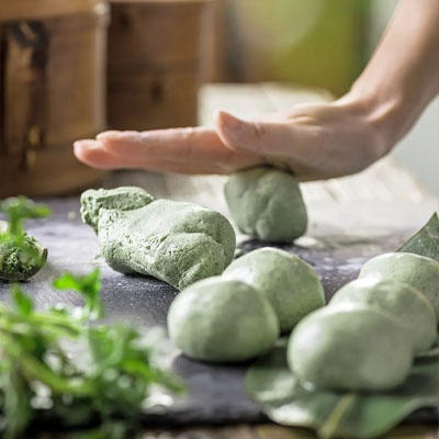 客家手工艾糍 (芝麻花生味）600g10只装 商品图3