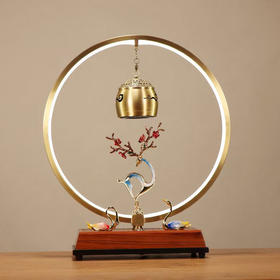 一鹿相伴多功能音乐吊炉  寓意美好 工艺精湛 音乐机  熏香炉 工艺摆件