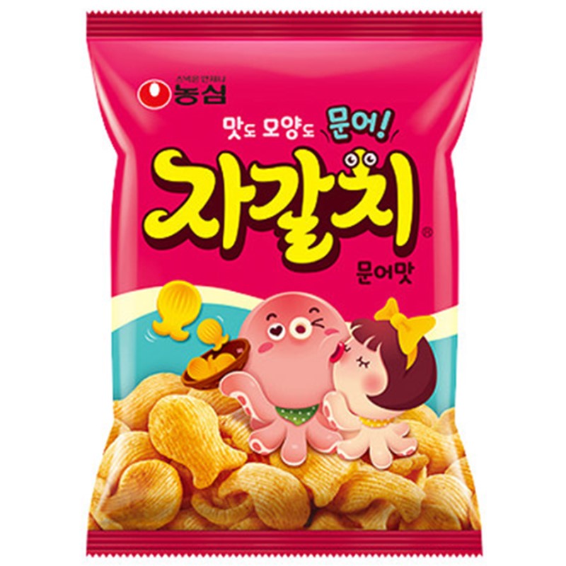 农心札嘎其章鱼味薯片90g농심 자갈치 문어맛