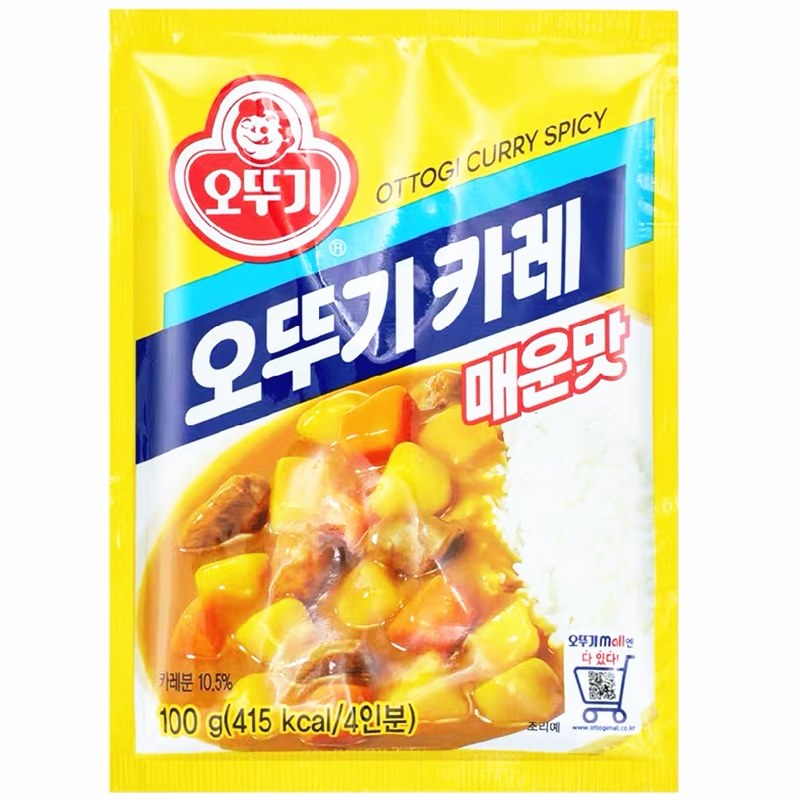 不倒翁咖喱粉辣味100g오뚜기 카레 매운맛