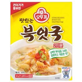 不倒翁干明太鱼汤(17gx2)오뚜기 북어국